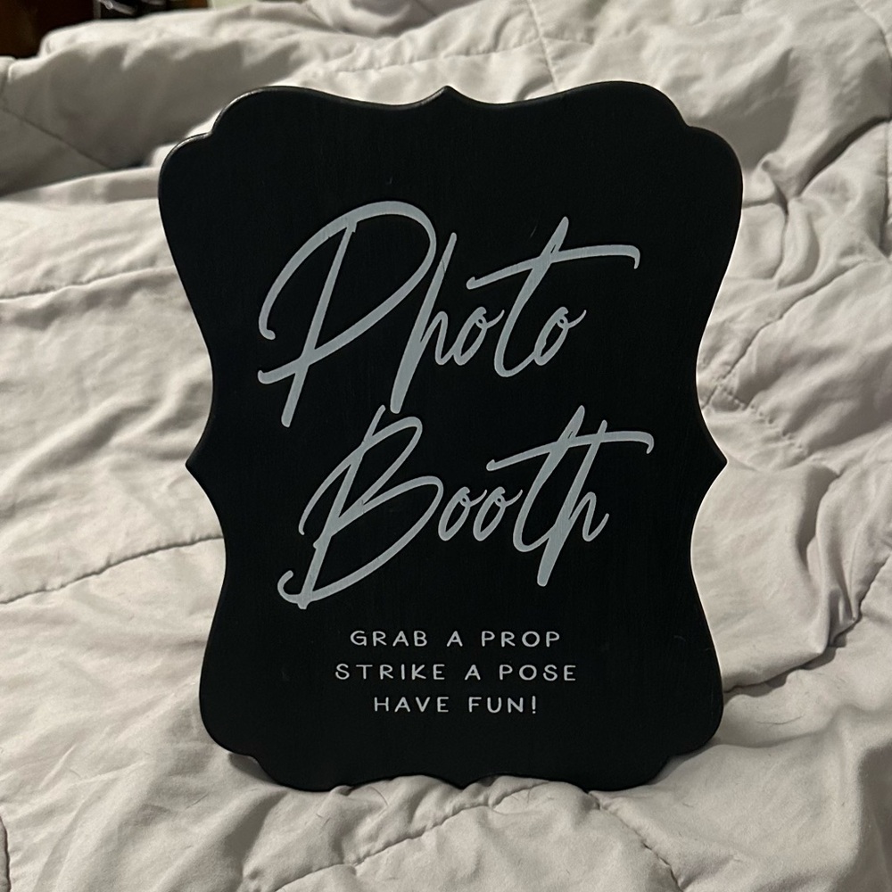 Photo Booth Sign